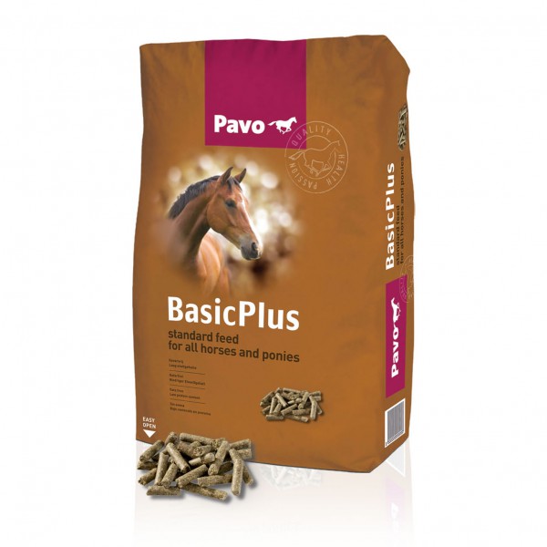 Pavo BasicPlus DAS BESONDERE BASISFUTTER FÜR PFERDE UND PONYS 20 kg