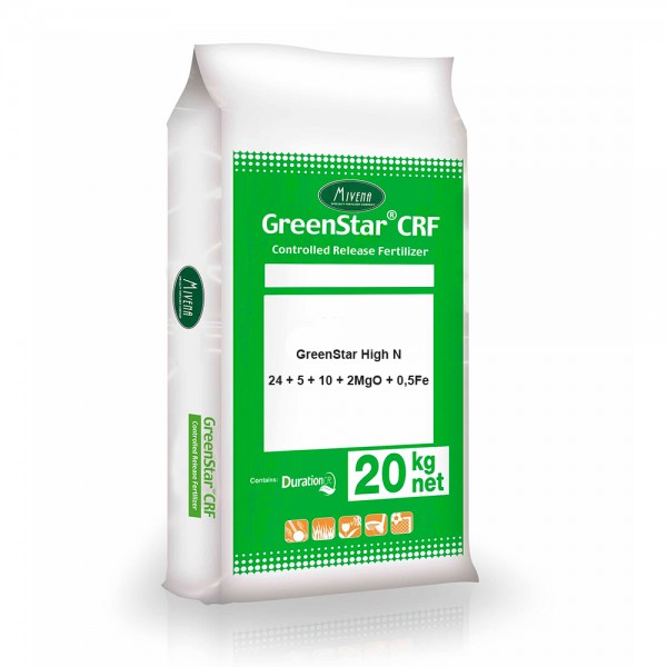 GreenStar CRF High N 24+5+10 (+2MgO+0,5Fe) Volldünger 20 kg