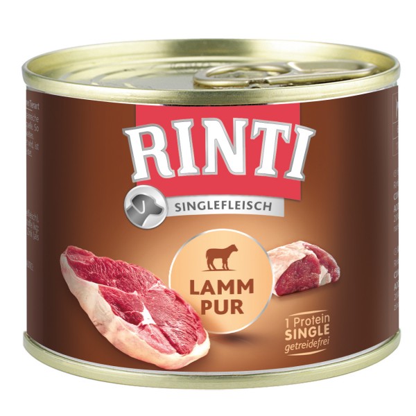 Rinti Singlefleisch Lamm pur 185 g Dose