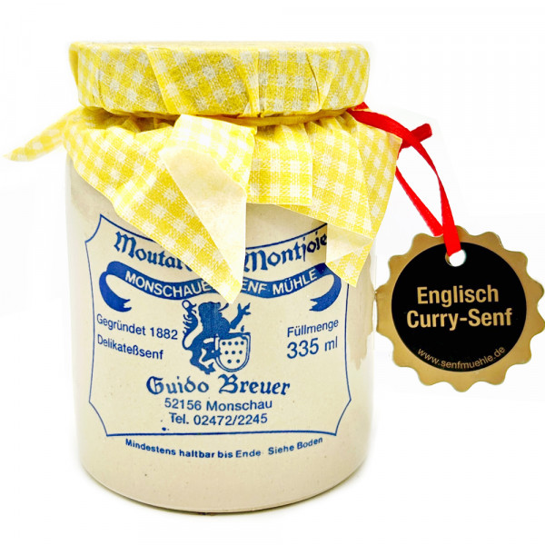 Original Monschauer Senf Englisch Curry 335 ml Der Cremige