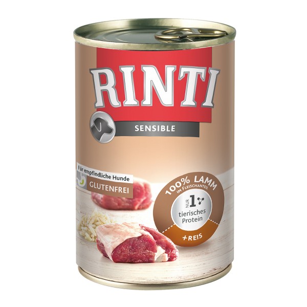 Rinti Sensible Lamm + Reis 400 g