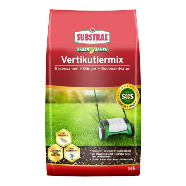 SUBSTRAL Vertikutiermix 8 kg für 266 m²