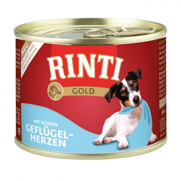 Rinti Gold Adult Geflügelherzen 185 g