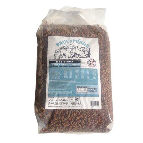 Pauls Mühle CAT-3-MIX Katzenfutter 2,5 kg
