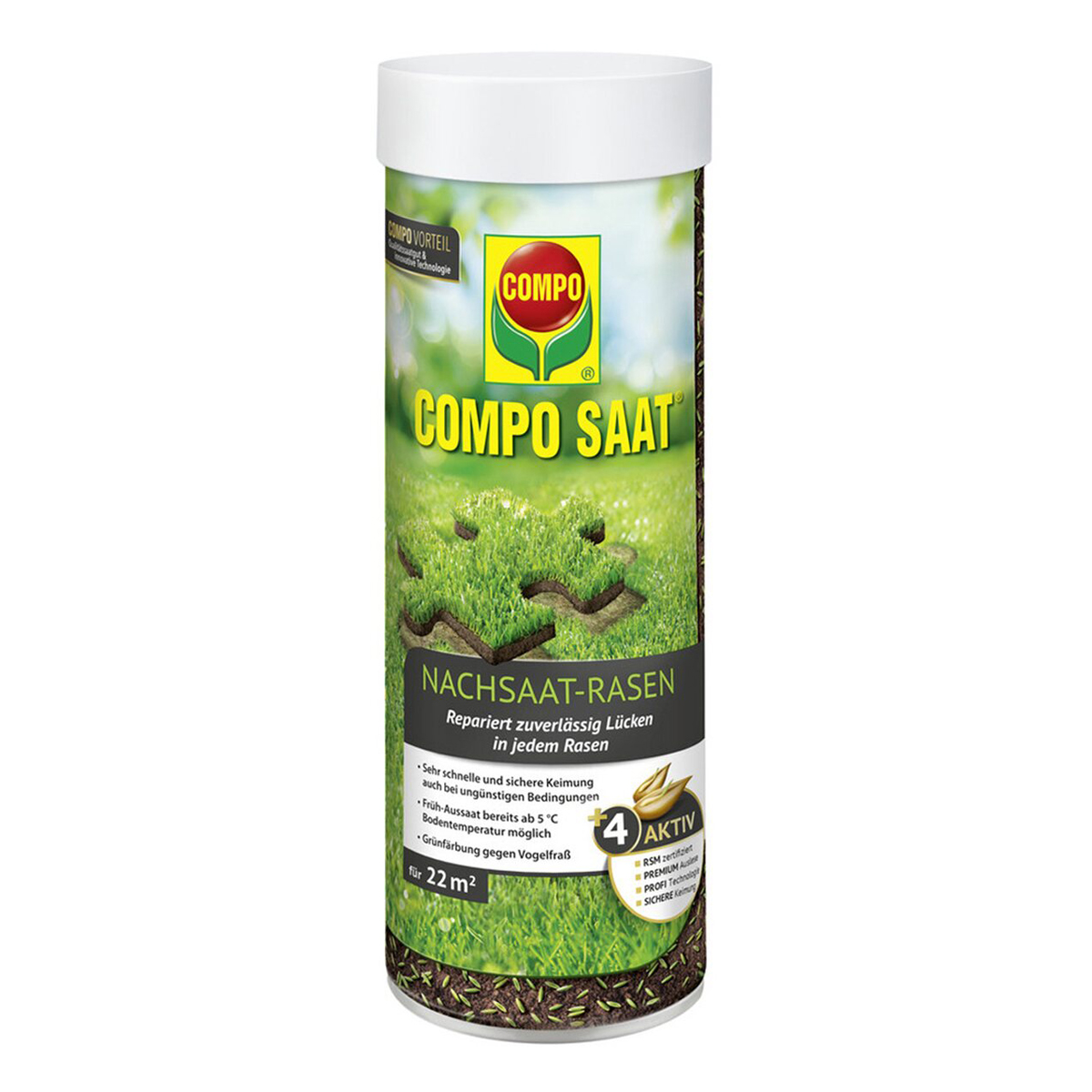 COMPO NachsaatRasen 440 g COMPO Rasensamen Rasen Haus & Garten