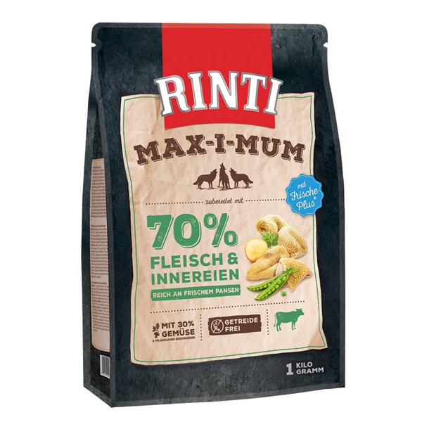 Rinti Max-i-Mum Trockenfutter mit Pansen 1 kg