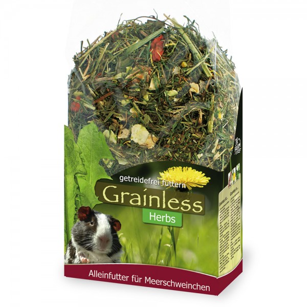 JR Farm Meerschweinchenfutter JR Grainless Herbs getreidefrei 400 g