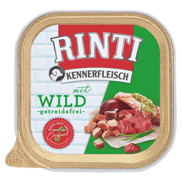 Rinti Kennerfleisch Wild Schale 300 g getreidefrei