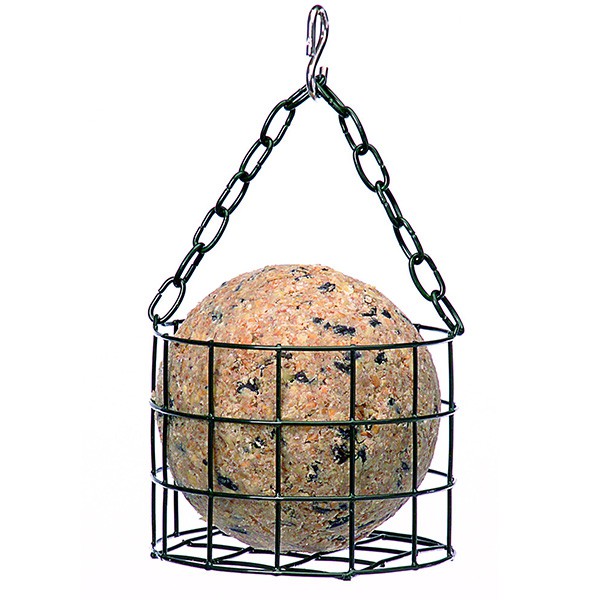 Futterkorb für Riesenknödel zum Aufhängen grün Ø 10,5 cm Höhe: 8 cm Modell 00849/7