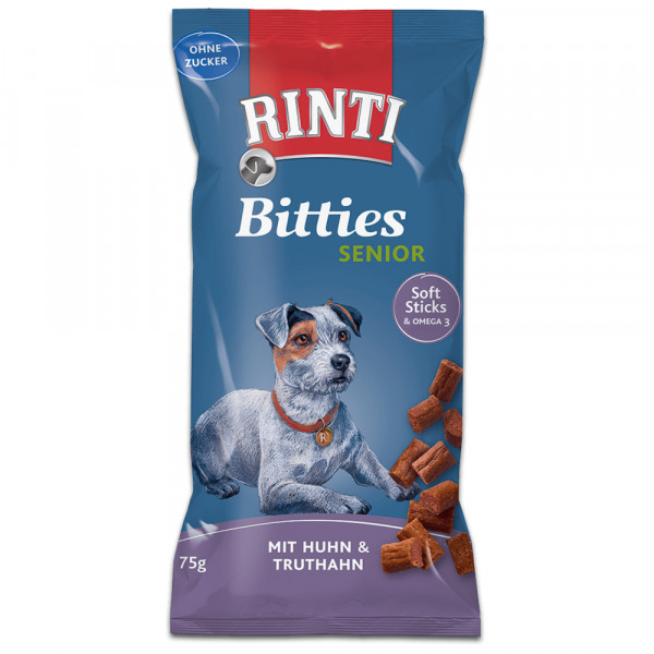 Rinti Bitties Senior mit Huhn & Truthahn 75 g