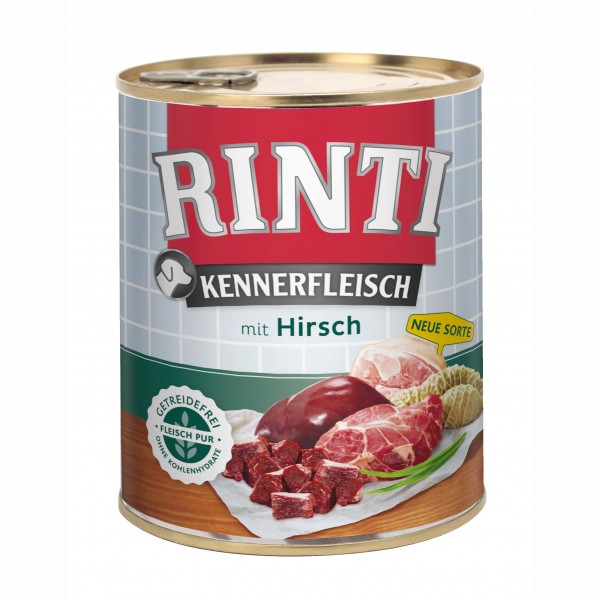 Rinti Kennerfleisch Hirsch Dose 800 g getreidefrei