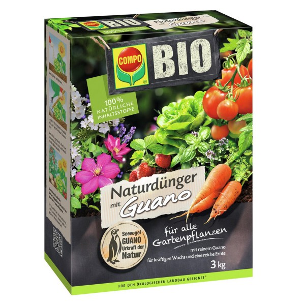 COMPO BIO NaturDünger mit Guano 3 kg