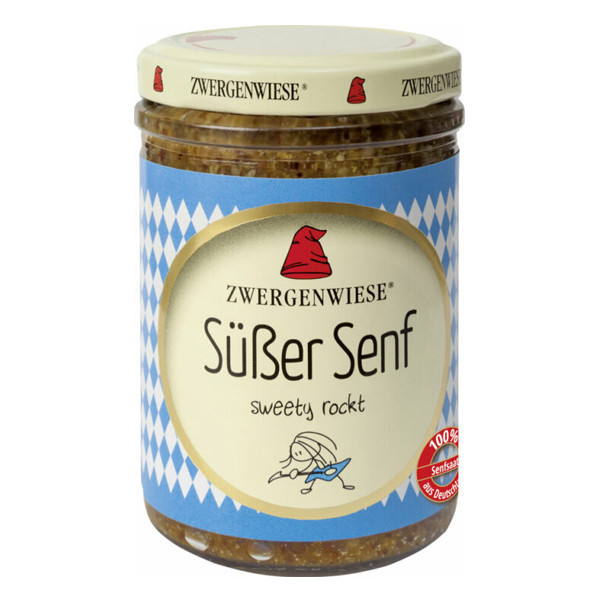 Zwergenwiese BIO Süßer Senf 160 ml