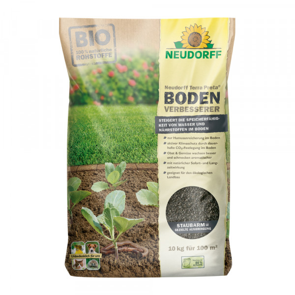 Neudorff Terra Preta Bodenverbesserer 10 kg für 100 m²