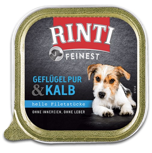 Rinti Feinest Geflügel pur & Kalb 150 g Schale