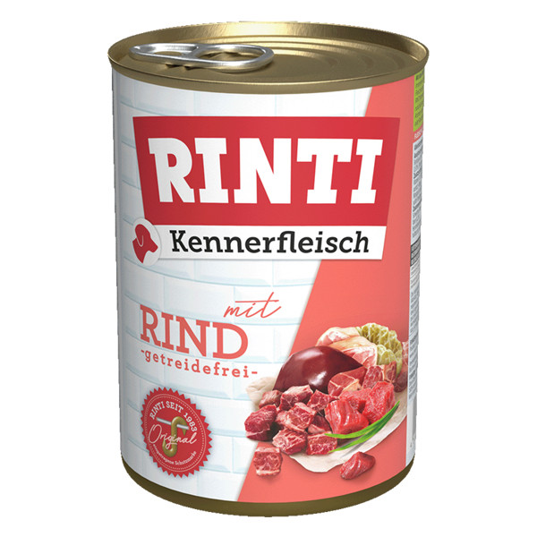 Rinti Kennerfleisch Rind Dose 400 g getreidefrei