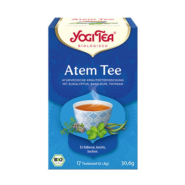 Yogi Tea BIO Kräuterteemischung Atem Tee 17 Teebeutel