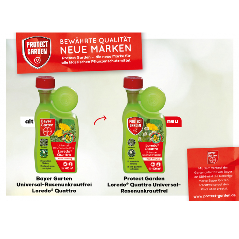 Protect Garden Loredo ® Quattro UniversalRasenunkrautfrei 400 ml