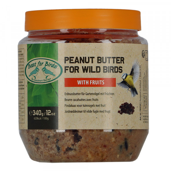 Frucht-Erdnussbutter für Wildvögel proteinreich 340g FB936