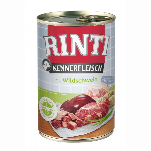 Rinti Kennerfleisch Wildschwein Dose 400 g