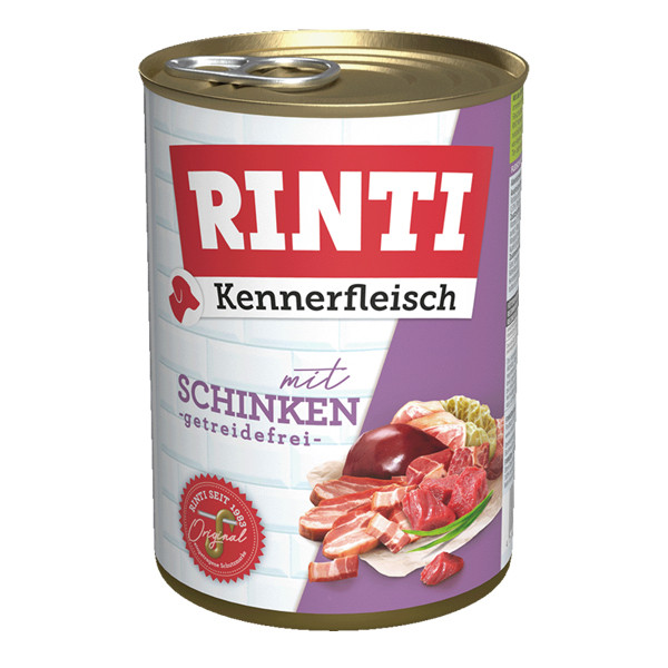 Rinti Kennerfleisch Schinken Dose 400 g getreidefrei