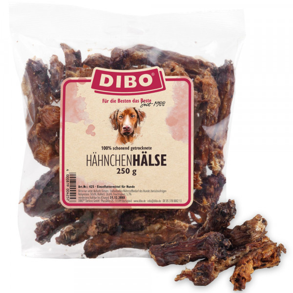 Kausnack für den Hund Hähnchenhälse 250 g