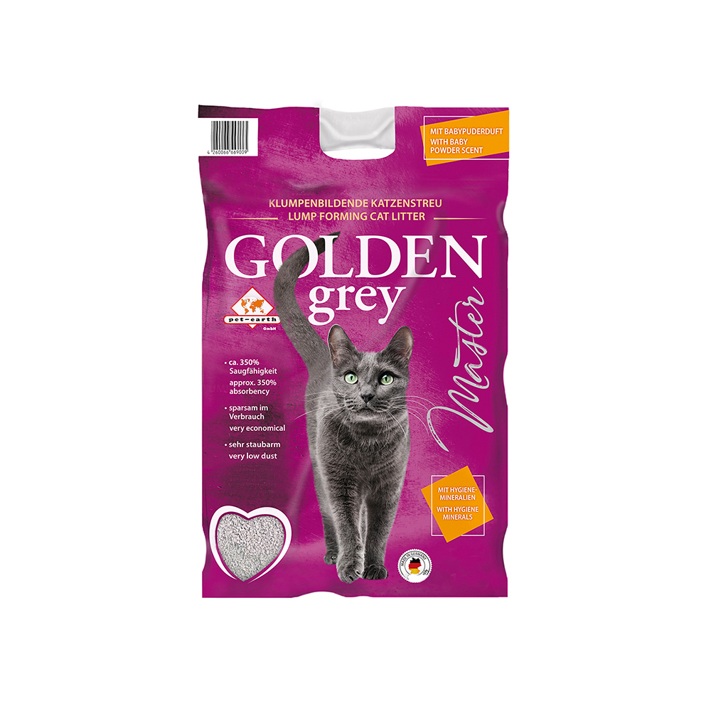 Katzenstreu Golden Grey