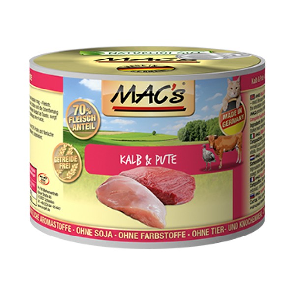 MAC’s Cat Kalb & Pute 200 g Dose