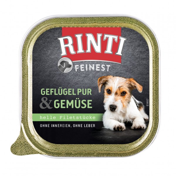 Rinti Feinest Geflügel pur & Gemüse 150 g Schale