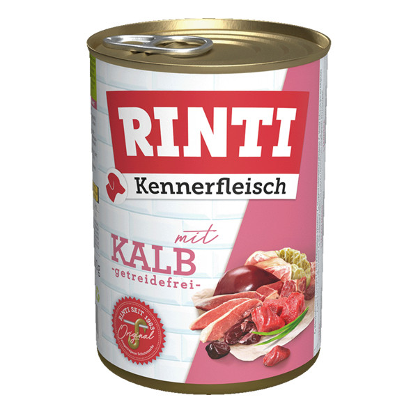 Rinti Kennerfleisch Kalb Dose 400 g getreidefrei