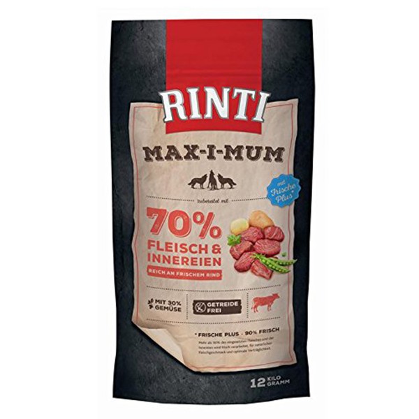 Rinti Max-i-Mum Trockenfutter mit Pansen 12 kg