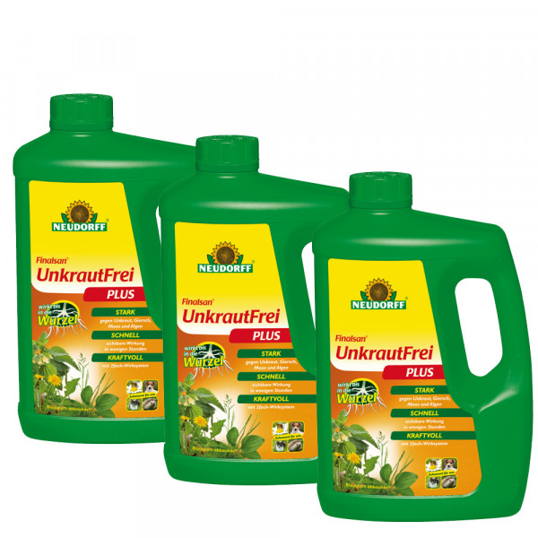 Neudorff Finalsan UnkrautFrei Plus 3 x 2 Liter (= 6 Liter)