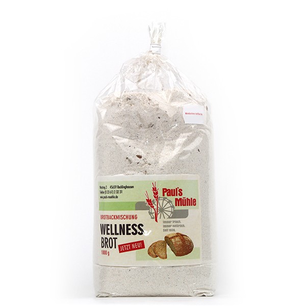 Pauls Mühle Brotbackmischung Wellnessbrot 1000 g