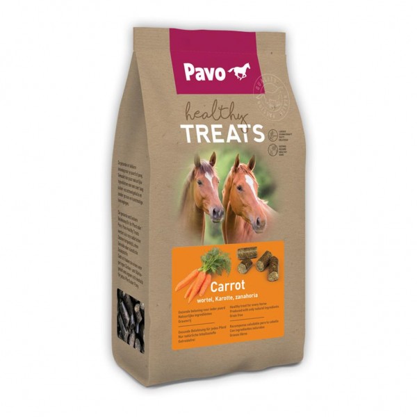 Pavo Healthy Treats GESUNDE UND SCHMACKHAFTE PFERDELECKERLIS Karotte 1 kg