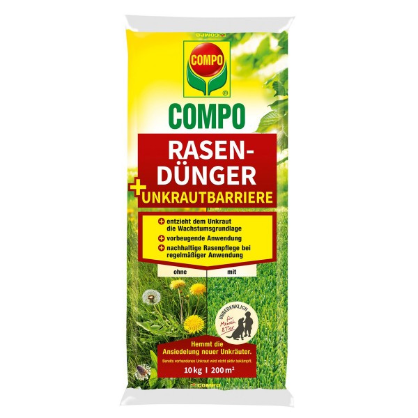 COMPO Rasendünger + Unkrautbarriere 10 kg