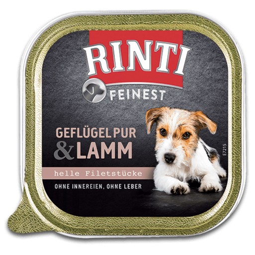 Rinti Feinest Geflügel pur & Lamm 150 g Schale