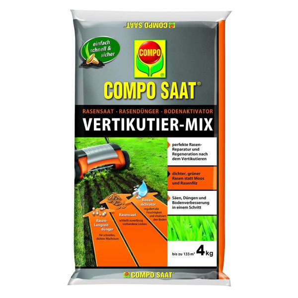 COMPO SAAT Vertikutier Mix 4 kg für bis zu 133 m²