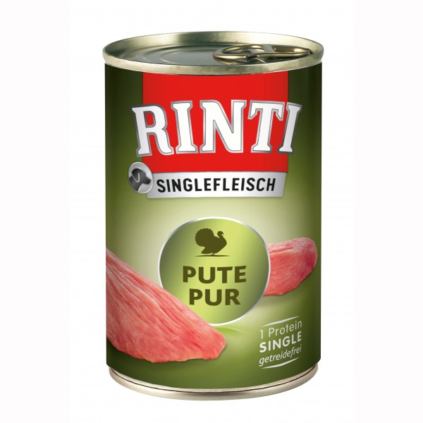 Rinti Singlefleisch Pute pur 400 g Dose getreidefrei