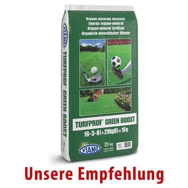 VIANO TURFPROF GREEN BOOST 16-3-8 (+2MgO)+1Fe+Bakterien 25 kg
