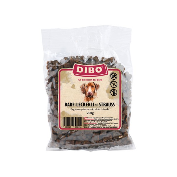 Dibo BARF-Leckerli Strauss 200 g