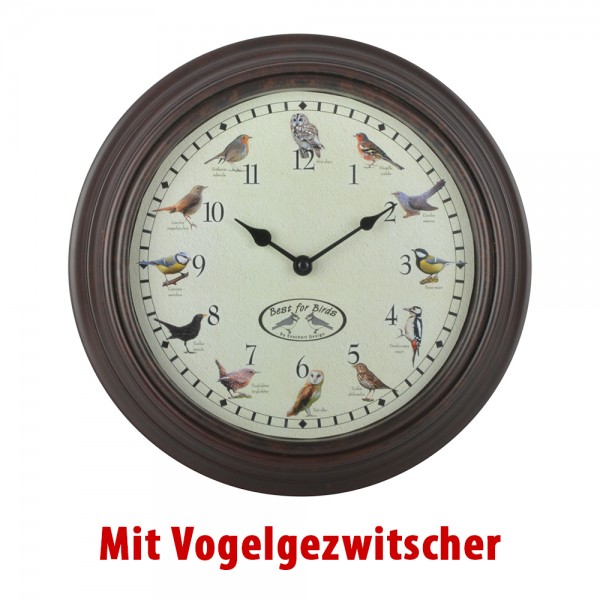 Uhr mit Vogelgezwitscher FB416