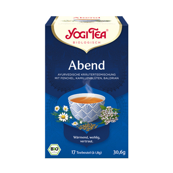 Yogi Tea BIO Kräuterteemischung Abend Tee 17 Teebeutel