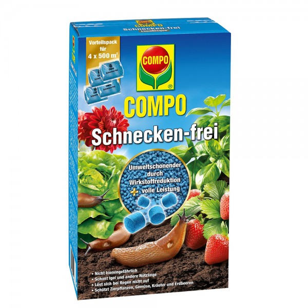 COMPO Schnecken-frei 4 x 250 g