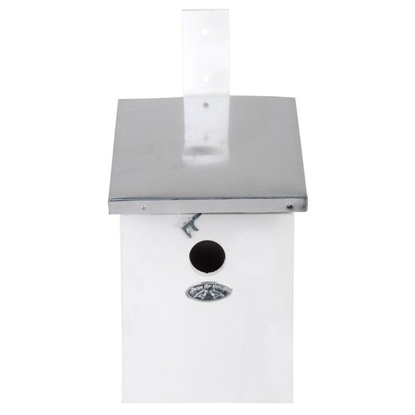 Esschert Design Kohlmeisen Nistkasten weiß NK40W