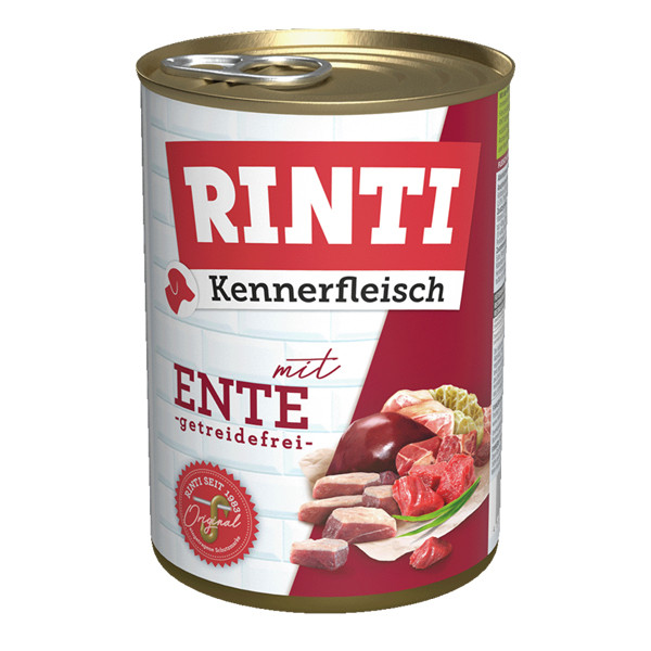 Rinti Kennerfleisch Ente getreidefrei Dose 400 g getreidefrei