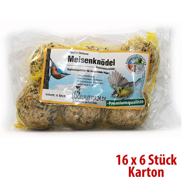 Paul´s Deluxe Meisenknödel (Sauerland) - Premiumqualität 16 x 6 Stück im SPARKARTON