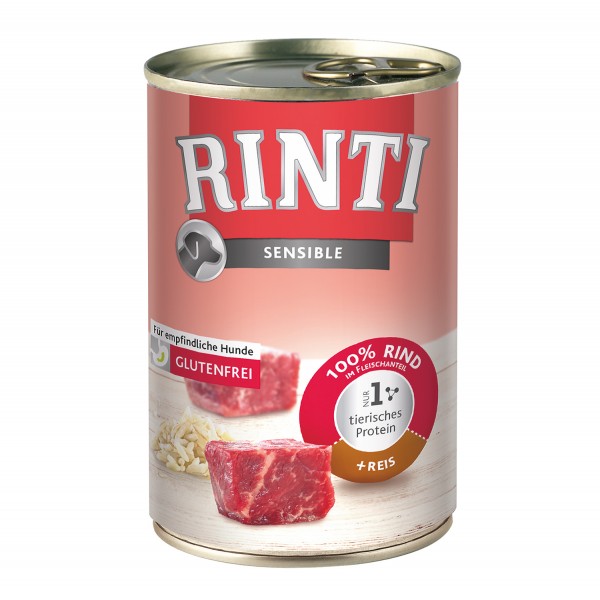 Rinti Sensible Rind + Reis 400 g
