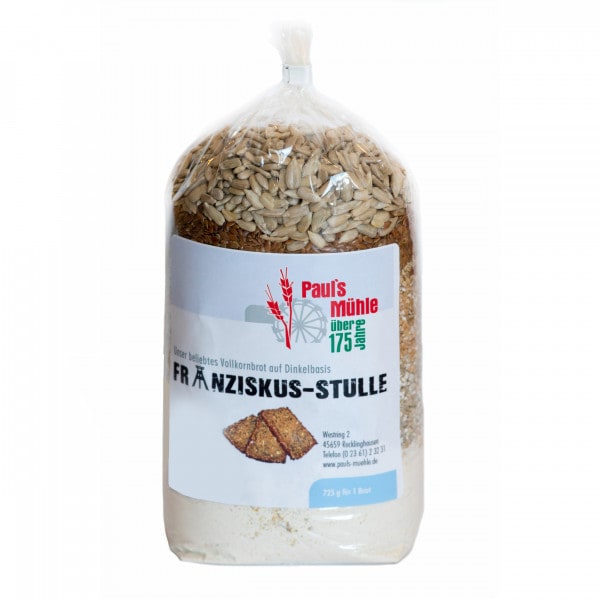 Pauls Mühle Dinkel-Brotmischung FRANZISKUS-STULLE 725 Gramm