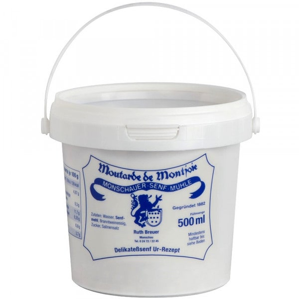 Original Monschauer Senf Ur-Rezept 500 ml Nachfülleimer
