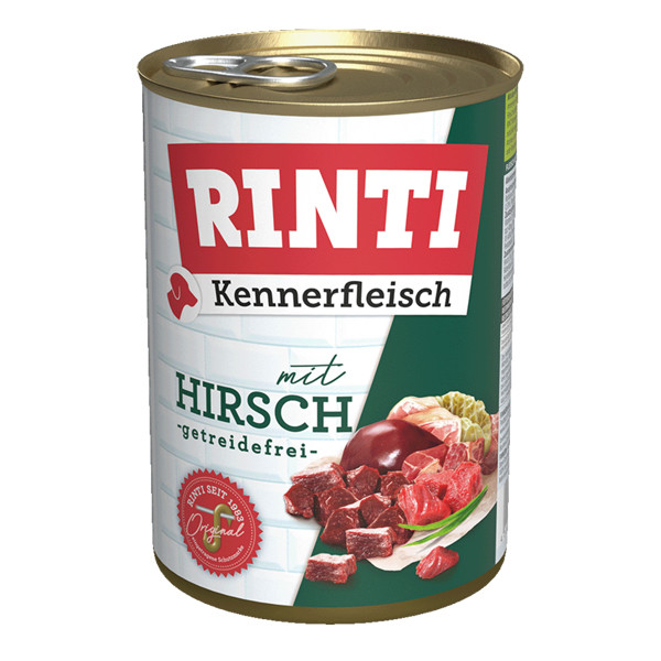 Rinti Kennerfleisch Hirsch Dose 400 g getreidefrei